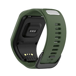 Acheter Bracelet de montre Accessoires montre connecté pour Tomtom4 - Vert foncé