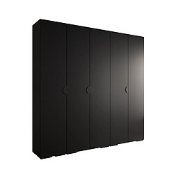 Abiks Meble Armoire Inova 4 À Portes Battantes 236,7/250/47 5 Portes (nero/nero)