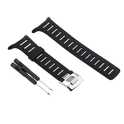 Bandes de Montre Bracelet de Montre en Caoutchouc Pour Suunto T1 T1c T3 T3 T3 T4 T4d Noir 120/80mm