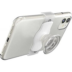 Acheter PopSockets Pop Grip pour Smartphones Slide Stretch Compatible MagSafe Transparent