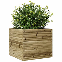 Avis vidaXL Jardinière 80x80x68,5 cm bois de pin imprégné