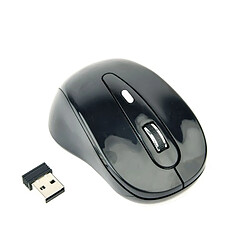 Gembird MUSW-6B-01 souris RF sans fil Optique 1600 DPI Droitier (Gembird Wireless optical mouse MUSW-6B-01, 1600 DPI, nano USB, black)