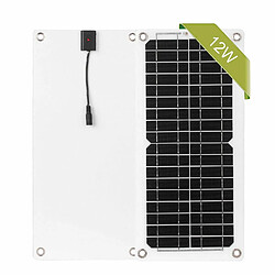 Justgreenbox Kit de panneau solaire 12W 12V Port USB Module monocristallin hors réseau, Panel + Controller