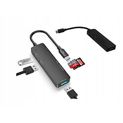 GUPBOO Adaptateur Pendrive HUB USB-C TYPE-C OTG 3.1 5in1 SD,JL1188