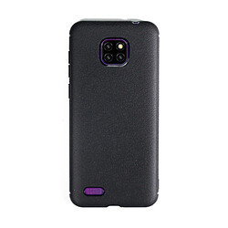 Wewoo Coque TPU Texture cuir antichoc pour ULEFONG Note 7 Noir