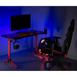 Acheter Table de jeu RGB Led NanoRS, bureau gaming, noir, 100kg max, hauteur 760mm, RS163