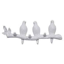 Avis Creative Oiseaux Muraux Art Cintre Cap Titulaire De Stockage Décor À La Maison Cadeau Blanc 3 Oiseau