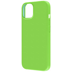 Avizar Coque pour iPhone 15 Plus Silicone Premium Semi rigide Mate Douce Vert foncé