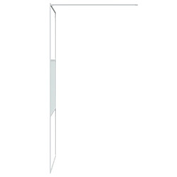 Acheter Maison Chic Paroi de douche | Écran de douche | Cloison de douche Blanc 80x195 cm Verre ESG transparent -GKD87426