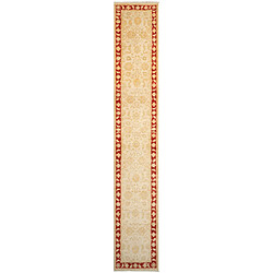 Vidal Tapis de couloir en laine 446x77 beige Kaizar