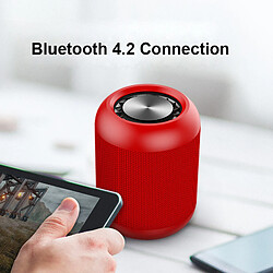 Universal Haut-parleur Bluetooth petit mini super subwoofer portable grande capacité extérieure IPX6 imperméable portable TWS assistance haut-parleur libre | haut-parleur portable (rouge)