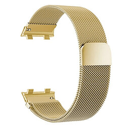 PHONECARE Bracelet Confortable Milanais Avec Fermoir Magnétique pOrppo Watch 2 46mm Wi-Fi - Or