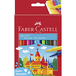 FABER-CASTELL Stylo feutre CASTLE, étui carton de 24 pièces ()