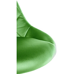 Acheter Decoshop26 Tabouret de travail confortable pour cabinet médical salon de beauté en PVC vert pivotant et réglable TABO10206