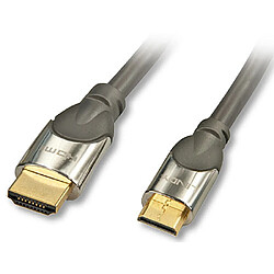 Lindy 41437 câble HDMI 2 m HDMI Type A (Standard) HDMI Type C (Mini) Noir