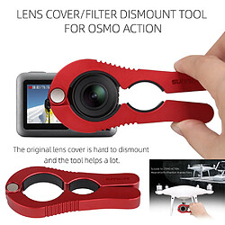 Alliage Sunnylife Lens Cover / Filtre Démontez support d'outil pour DJI Osmo outil d'action