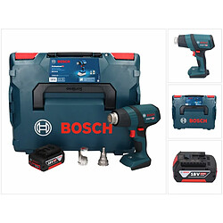 Bosch Professional GHG 18V-50 Décapeur thermique sans fil 300°C / 500°C 18V + 1x Batterie 5,0Ah + Coffret L-Boxx - sans chargeur