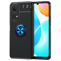 Coque en TPU anti-empreintes digitales, antichoc avec béquille noir/bleu pour votre Honor Play 30 Plus