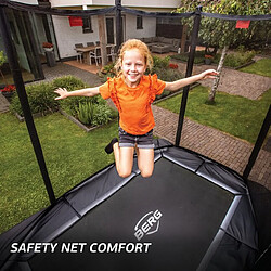 BERG Trampoline Ultim Favorit Regular 330 Black avec Filet de securité Comfort