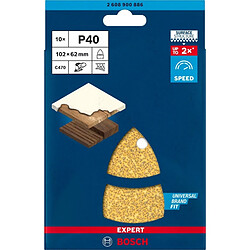 Feuilles abrasives Bosch Expert C470 pour ponceuses Delta