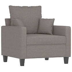 Maison Chic Fauteuil relax,Chaise pour salon Taupe 60 cm Tissu -MN53338