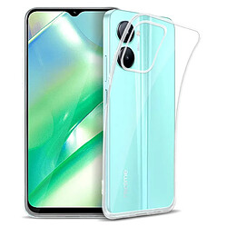 Htdmobiles Coque pour Realme C33 - housse etui silicone gel fine + film ecran - TRANSPARENT TPU