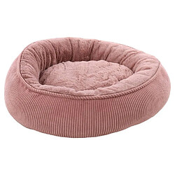 FLAMINGO Lit pour chien fermeture éclair Colette Rond 46 cm Rose