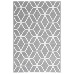 vidaXL Tapis d'extérieur Gris 140x200 cm PP