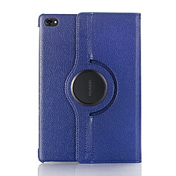 Etui en PU avec support bleu foncé pour votre Huawei MediaPad M5 lite 10/C5 10