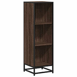 vidaXL Bibliothèque chêne marron 33,5x33x107,5 cm bois d'ingénierie