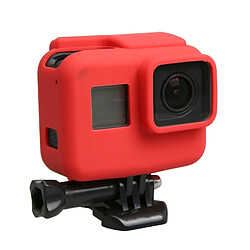 Acheter Wewoo Coque rouge pour GoPro HERO5 Silicone Border Frame Mount boîtier de protection de de Shell