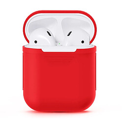 Avis Wewoo Etui Casque / Ecouteurs rouge pour Apple AirPods Portable Sans Fil Bluetooth Écouteurs Silicone Boîte De Protection iPhone Anti-perdus Dropproof Sac De Rangement