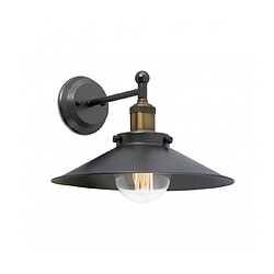 faro Aplique murale noire Marlin 1 ampoule