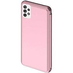 Coque Etui Rabat Miroir Rose pour Samsung A72 5G/4G Little Boutik®