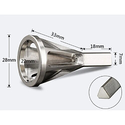 Outil De Chanfrein Externe D'ébavurage En Métal 2 Pièces Enlevez Les Outils De Bavure Pour Le Foret
