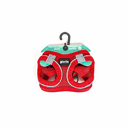 Harnais pour Chien Gloria Trek Star 24-26 cm 28-28,6 cm Rouge XXS