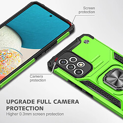 Coque en TPU antichoc avec béquille vert pour votre Samsung Galaxy A53 5G