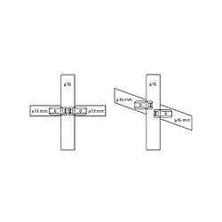 Elément dassemblage Clamex P10 Lamello