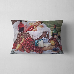 Bonamaison Housses de Coussin, Polyester, Multicolore, 35X50 Cm