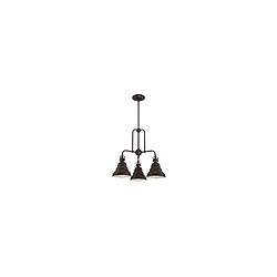 Elstead Lighting Chandelier Eastvale 3x60W Noir