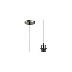 Luminaire Center Suspension Dreifa Chromé noir