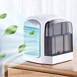 Climatiseur Portable, Mini Climatiseur Évaporatif, Humidificateur Purifiant Refroidi Par Air Pour Chambre De Bureau à Domicile pas cher