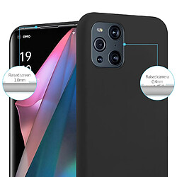 Cadorabo Coque Oppo FIND X3 PRO Etui en Noir pas cher