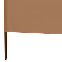 Acheter vidaXL Paravent 3 panneaux Tissu 400 x 80 cm Taupe