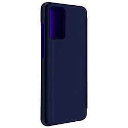 Avizar Housse Galaxy A52 et A52s Clapet translucide Miroir Support Vidéo violet