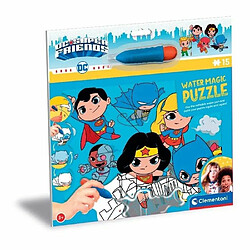 Clementoni DC SuperFriends Enfant 15 pièces Puzzle à Peinture à l'eau de Super-héros à partir de 3 Ans (22243), Multicolore, M pas cher