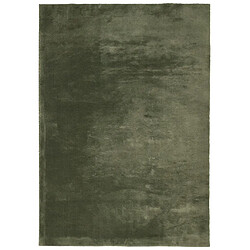 vidaXL Tapis HUARTE à poils courts doux lavable vert forêt 160x230 cm