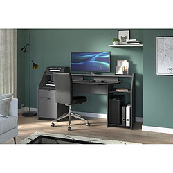 But Bureau gamer LED DARKUSS gris noir