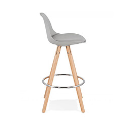 Avis Kokoon Design Tabouret de bar design ANAU MINI GREY 42x42x85 cm