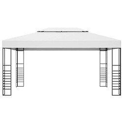 Acheter Maison Chic Tonnelle | Pergola avec guirlande lumineuse à LED 4x3x2,7 m Blanc -GKD39726